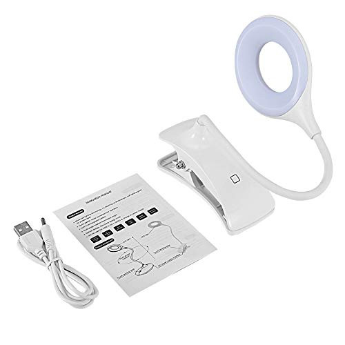 Taidda ?2021 New Years Special? LED Light LED Lights Desk Table Lamp Rechargeable Clip-on Clamp LED Lights Desk Table Lamp Eye Care for Reading Study Lighting