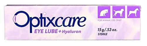 OptixCare Dog cat Puppy Eye Lubricant Helps Protect The Cornea and ConjunctivaHelps Easing The discomfort of Dry Eye Helps to minimize Ocular Dehydration During Anesthesia.  15