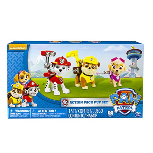 Paw Patrol Action Pack Pups, Pack of 3