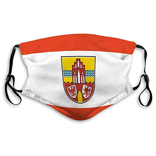NYNELSONG Safety Cover Reusable Outdoor Covers Flag of uckermark in Brandenburg Germany Polyester Covers NYNELSONG Safety Cover Reusable Outdoor Covers Flag of uckermark in Brandenburg Germany Polyester Covers