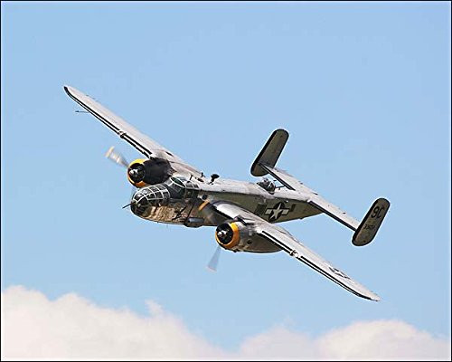 B-25 Mitchell Bomber Yankee Warrior 8x10 Silver Halide Photo Print