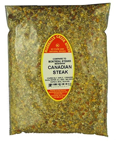CANADIAN STEAK SEASONING - REFILL-  compare to Montreal Steak Seasoning FRESHLY PACKED IN FOOD GRADE HEAT SEALED POUCHES 13 oz