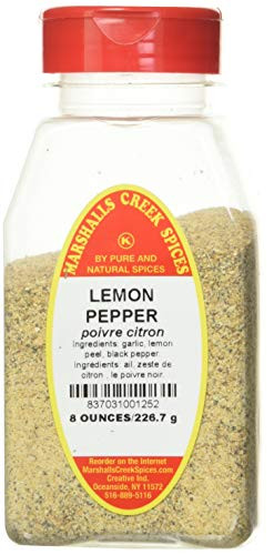 Marshalls Creek Spices Lemon Pepper Seasoning No Salt 8 Ounce