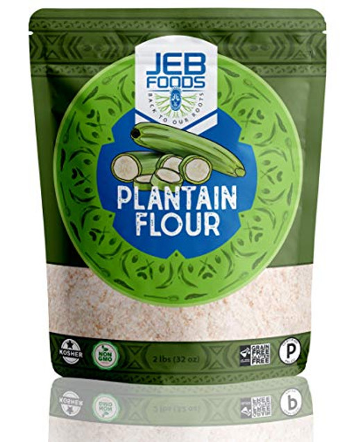 Plantain flour 100 percent Pure Green Plantain Flour paleo diet gluten free baking 4lb 64oz Plantain flour 100 percent Pure Green Plantain Flour paleo diet gluten free baking 4lb 64oz