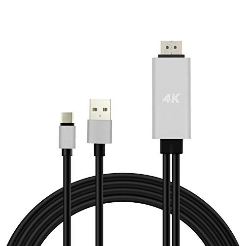 4smarts USB Type-C to HDMI Cable with Charging Function Via USB Type-A Cable