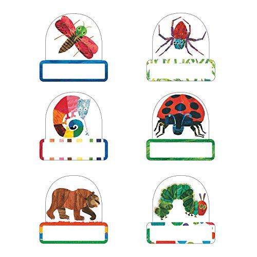 Fun Express - Eric Carle Small Cutouts - Educational - Classroom Decorations - Bulletin Board Decor - 48 Pieces
