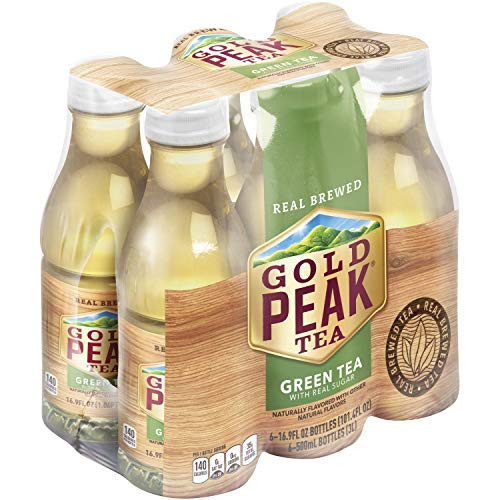 Gold Peak Tea Green Tea 16.9 fl oz 6 Pack in 1 Box-set of 2