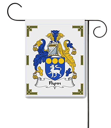 Carpe Diem Designs Flynn Coat of Arms Flynn Family Crest 11 X 15 Garden Flag  Made in The U.S.A.
