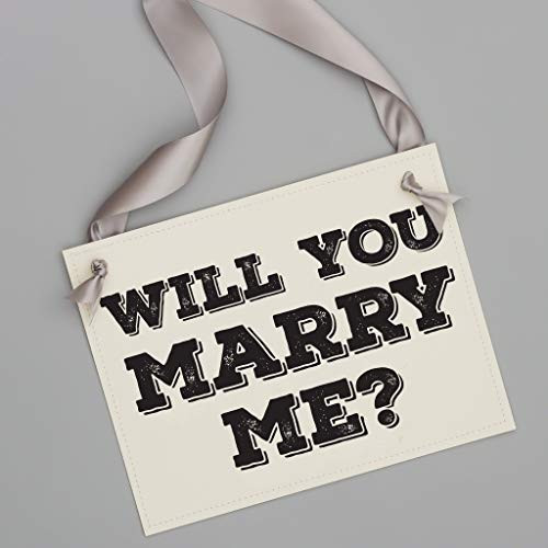 Will You Marry Me Proposal Sign   Engagement Banner Prop