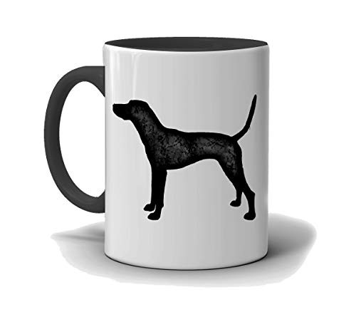 Plott Hound Custom Dog Mug Black and White Mug I Love My Plott Hound