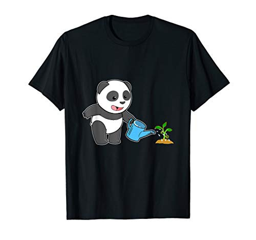 Cute Panda Farmer Gardening Garden Farm Pandas Gardener T-Shirt Cute Panda Farmer Gardening Garden Farm Pandas Gardener T-Shirt
