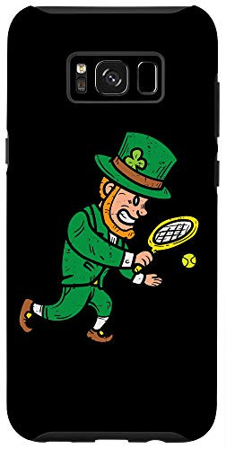 Galaxy S8 plus  Leprechaun Tennis Funny St Patricks Day Sports Boys Gift Case