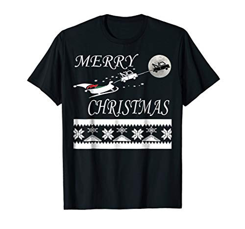 Funny Tow Truck Driver Christmas T Shirt Gift Repo Man