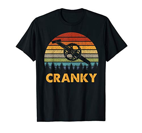 Retro Vintage Gift For Cycling Lovers Bicycle Cranky T-Shirt