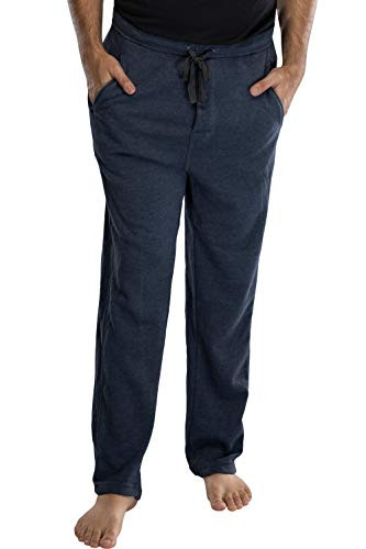 INTIMO Mens Loft Fleece Lounge Pant  L  Navy