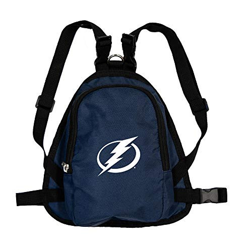 NHL Tampa Bay Lightning NHL Tampa Bay Lightning Pet Mini Backpack - Pet Apparel - Pet Accessories - for Dogs and Cats Team Color MD