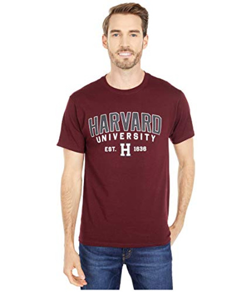 Champion College Harvard Crimson Jersey Tee Maroon 4 XL Champion College Harvard Crimson Jersey Tee Maroon 4 XL