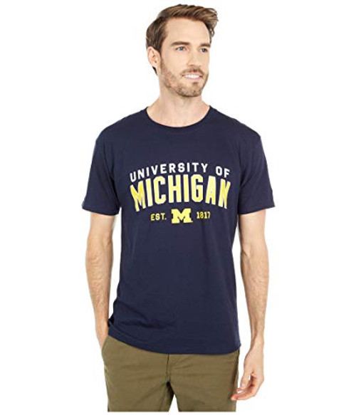 Champion College Michigan Wolverines Jersey Tee Navy 4 XL Champion College Michigan Wolverines Jersey Tee Navy 4 XL