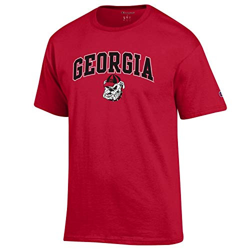 Campus Colors NCAA Adult Arch and Logo Soft Style Gameday T-Shirt Georgia Bulldogs - Red Medium Campus Colors NCAA Adult Arch and Logo Soft Style Gameday T-Shirt Georgia Bulldogs - Red Medium