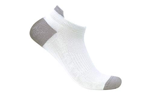 Orthofeet Low Cut Non-Binding Non-Constrictive Circulation Seam Free White Bamboo Socks 3 Pack