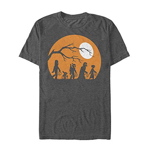 Mens Star Wars Halloween Characters Trick or Treat T-Shirt - Charcoal Heather - Large