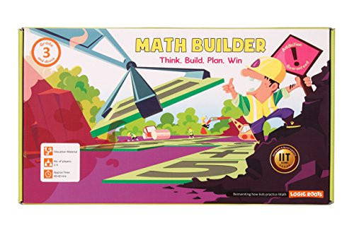 Math Builder Number Scrabble Junior Board Game With Equations and Arithmetic Skills Stem Toy Math Manipulative