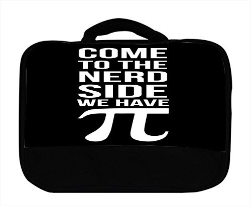 Come to the Nerd Side We Have Pi Canvas Lunch Bag by Moonlight Printing