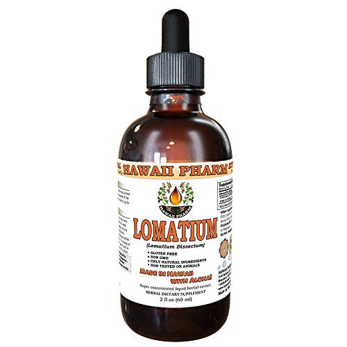 Lomatium Liquid Extract Lomatium  Lomatium Dissectum  Dried Root Powder Tincture Supplement 2 oz