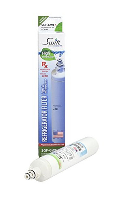 Swift Pharmaceutical Water Filter(SGF Rx) SGF-GWF Rx GE - RPWF Compatible Refrigerator Water Filter