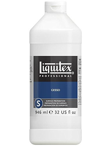Liquitex Professional White Gesso Surface Prep Medium, 32-oz (5332)