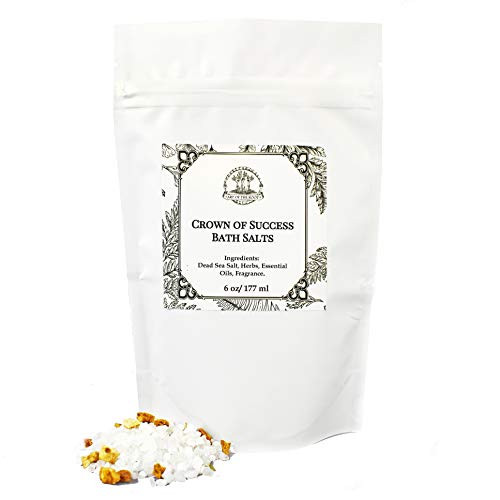 Crown of Success Bath Salts 6 oz for Success Prosperity Victory  and  Achievement Hoodoo Voodoo Wiccan Pagan Magick