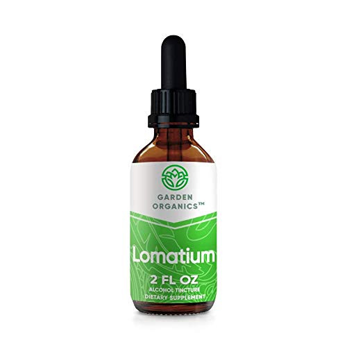 Garden Organics - Lomatium Alcohol Extract Responsibly farmed Lomatium  Lomatium dissectum  Dried Root  2 Fl Oz