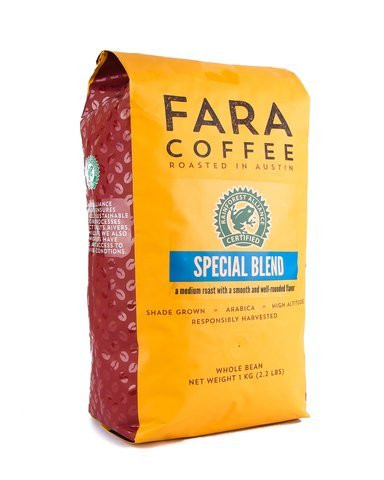 Fara Coffee Special Blend Whole Bean Coffee 2.2 Lb