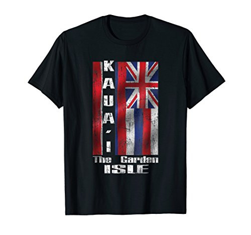 KAUAI Island The Garden Isle - Hawaiian flag design KAUAI Island The Garden Isle - Hawaiian flag design