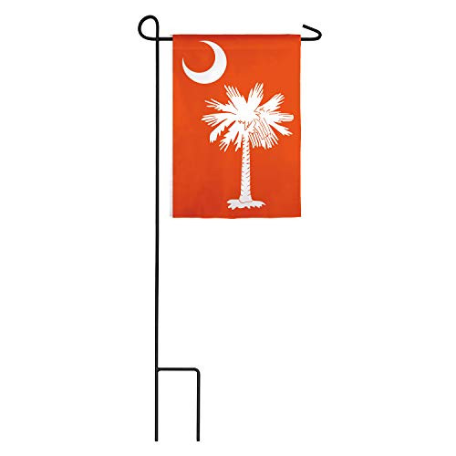 South Carolina Orange Garden Applique Flag - 13 x 1 x 18 Inches