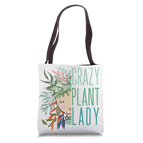 Crazy Plant Lady Plant Lady Plants Garden Gardening Tote Bag
