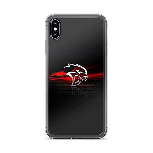 Compatible with iPhone XR Case SRT Dodge Car Hellcat 3D Logo Pure Clear Phone Cases CoveriPhone XR