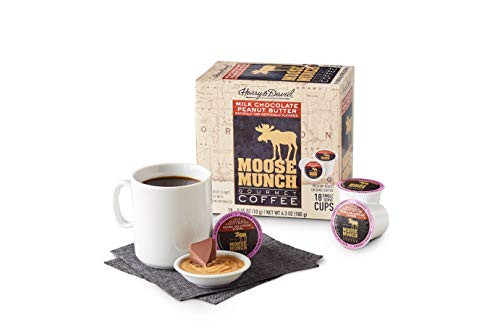 Moose Munch Milk Chocolate Peanut Butter Single-Serve Coffee by Harry  and  David  18 cups