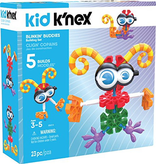 KNEX Kid BLINKIN Buddies Building Set 23Piece Ages 3 and Up Preschool Educational Toy Building Set KNEX Kid BLINKIN Buddies Building Set 23Piece Ages 3 and Up Preschool Educational Toy Building Set