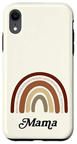 iPhone XR Mama Boho Rainbow Rustic Bohemian Mom Pregnancy Case