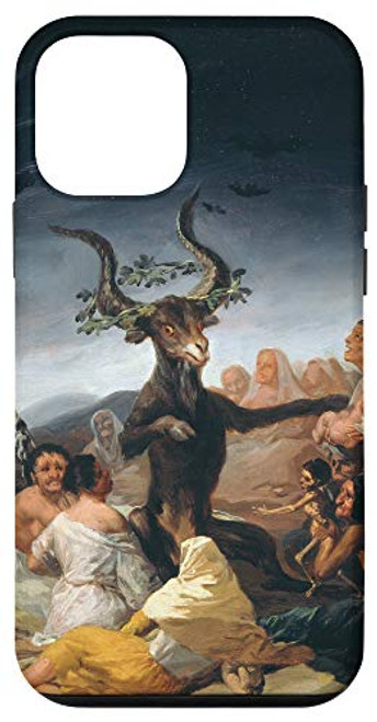iPhone 12 mini Demon at Witches Sabbath - Creepy Demonic Horror Case iPhone 12 mini Demon at Witches Sabbath - Creepy Demonic Horror Case