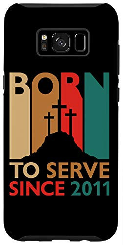 Galaxy S8 plus  Christian 10th Birthday Gift 10 Year Old Born To Serve 2011 Case
