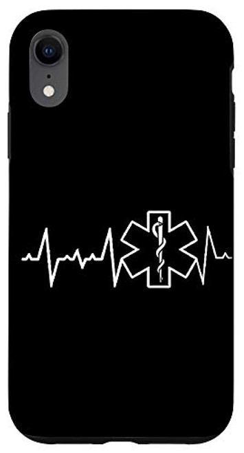 iPhone XR EMS EMT Gifts First Responder Ambulance Healthcare Heartbeat Case