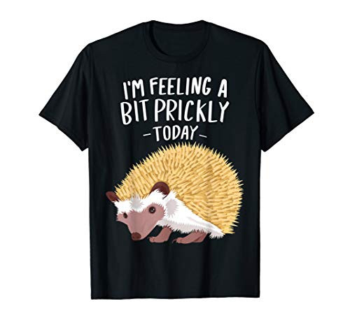 Prickly Today Hedgehogs Clothes Outfit Art Gift Hedgehog T-Shirt