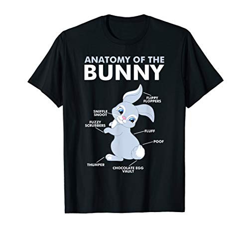 Cute Anatomy Of A Bunny Rabbit T-Shirt