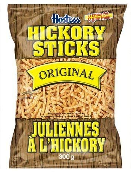 Hostess Hickory Sticks Potato Chips 300g  Imported from Canada