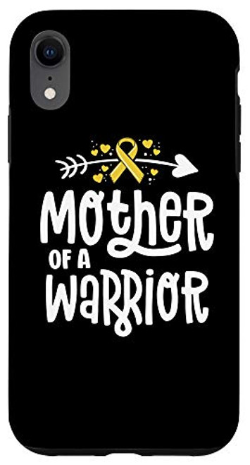 iPhone XR Mother Of A Warrior Gift Family Childhood Cancer Awareness Case iPhone XR Mother Of A Warrior Gift Family Childhood Cancer Awareness Case
