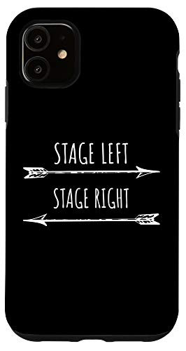 iPhone 11 Theater Broadway Musical Stage Left Stage Right Actor Gift Case