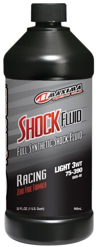 Maxima (50-57901) Medium Grade 3WT Synthetic Racing Shock Fluid - 1 Quart