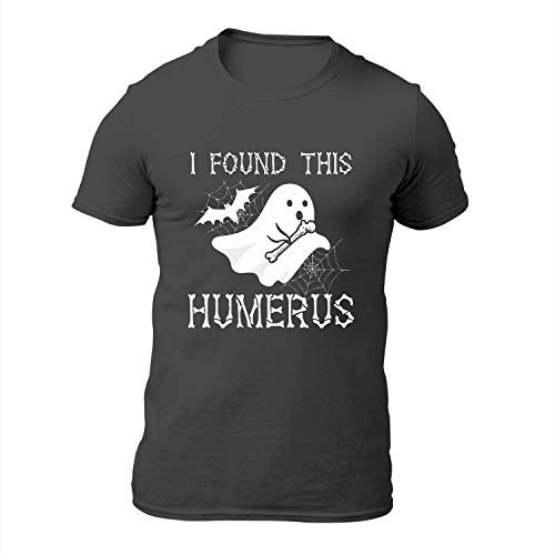 T-Crafts Adorable White Ghost I Found This Humerus Men T-Shirt  Black 2X-Large